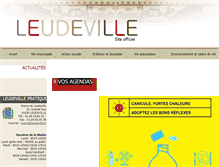 Tablet Screenshot of leudeville.fr